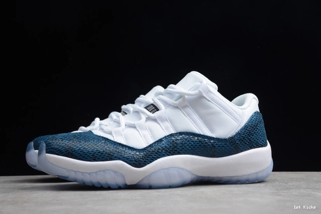 1st Kicks Low CD6846-102 Jordan Blue Navy 11 Snakeskin Air 0812